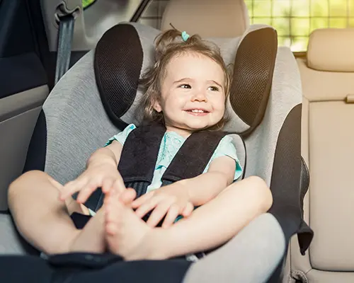 Où est habituellement installé le siège de sécurité pour enfants