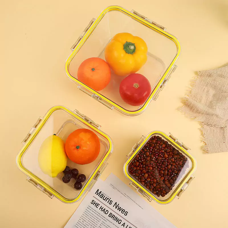 Contenants d'échantillons de cantine de qualité alimentaire